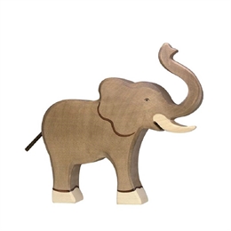 Elefant trædyr, snabel rejst - Holztiger